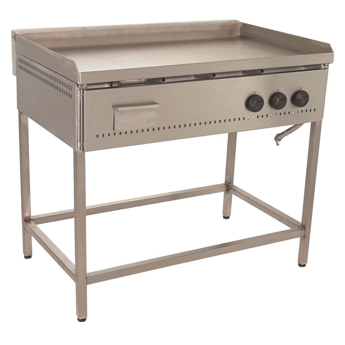 MAIGAS - Churrasquera lisa 100x60 cm gas licuado