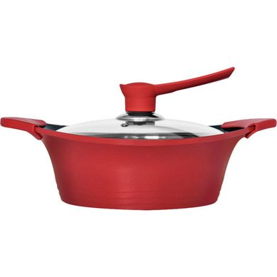 Guisera de Aluminio fundido 28 cm 3,6 Lts Rojo