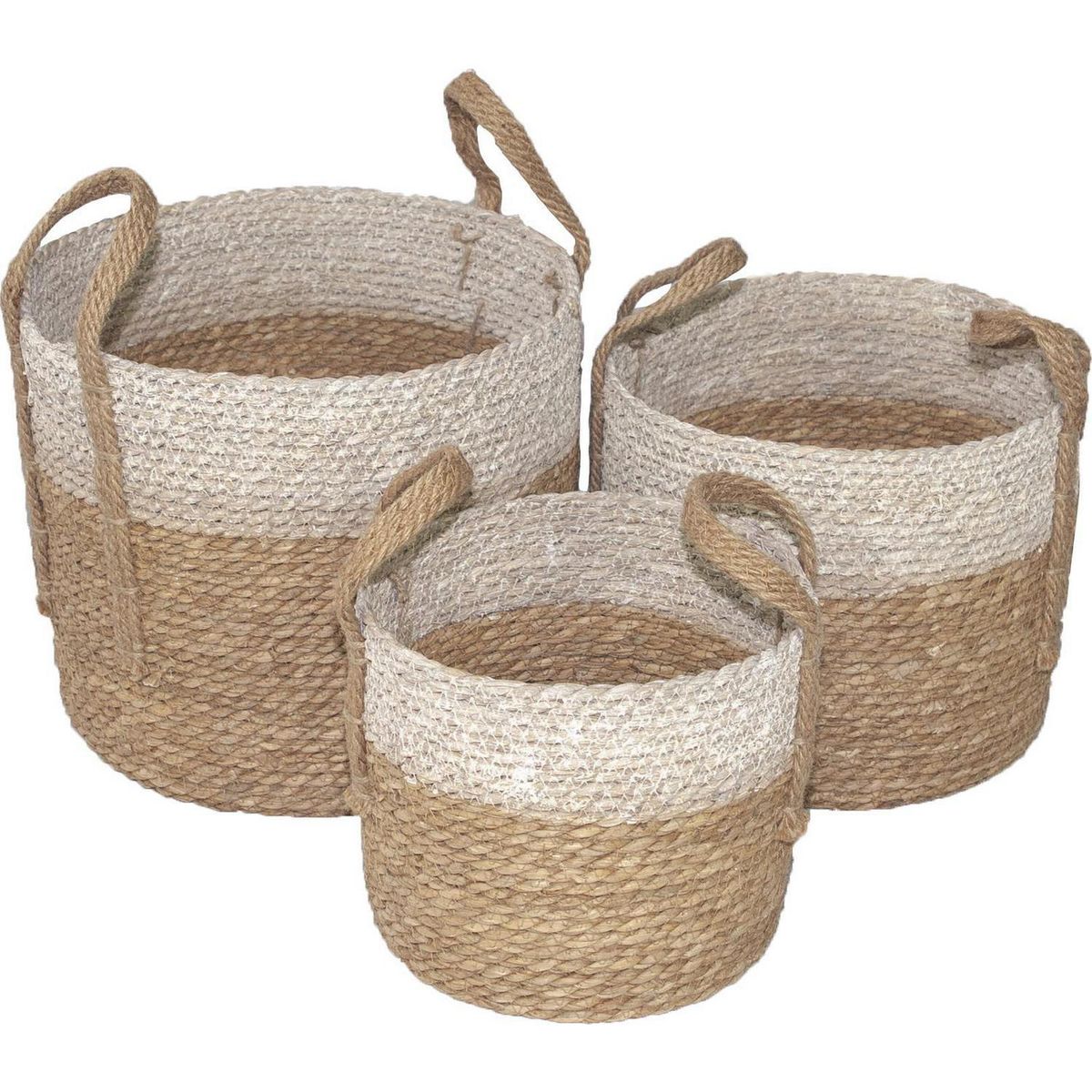 JUST HOME COLLECTION - Canasto Boading set 3 unidades variación de color