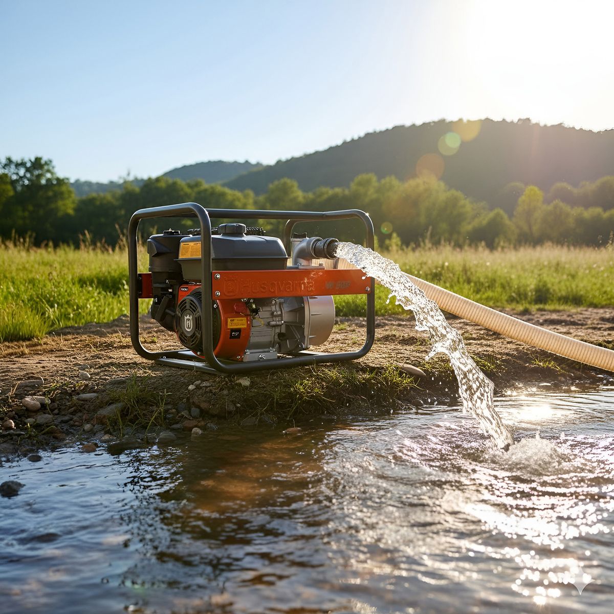 HUSQVARNA - Motobomba a gasolina 2" 5.7Hp 600L/min