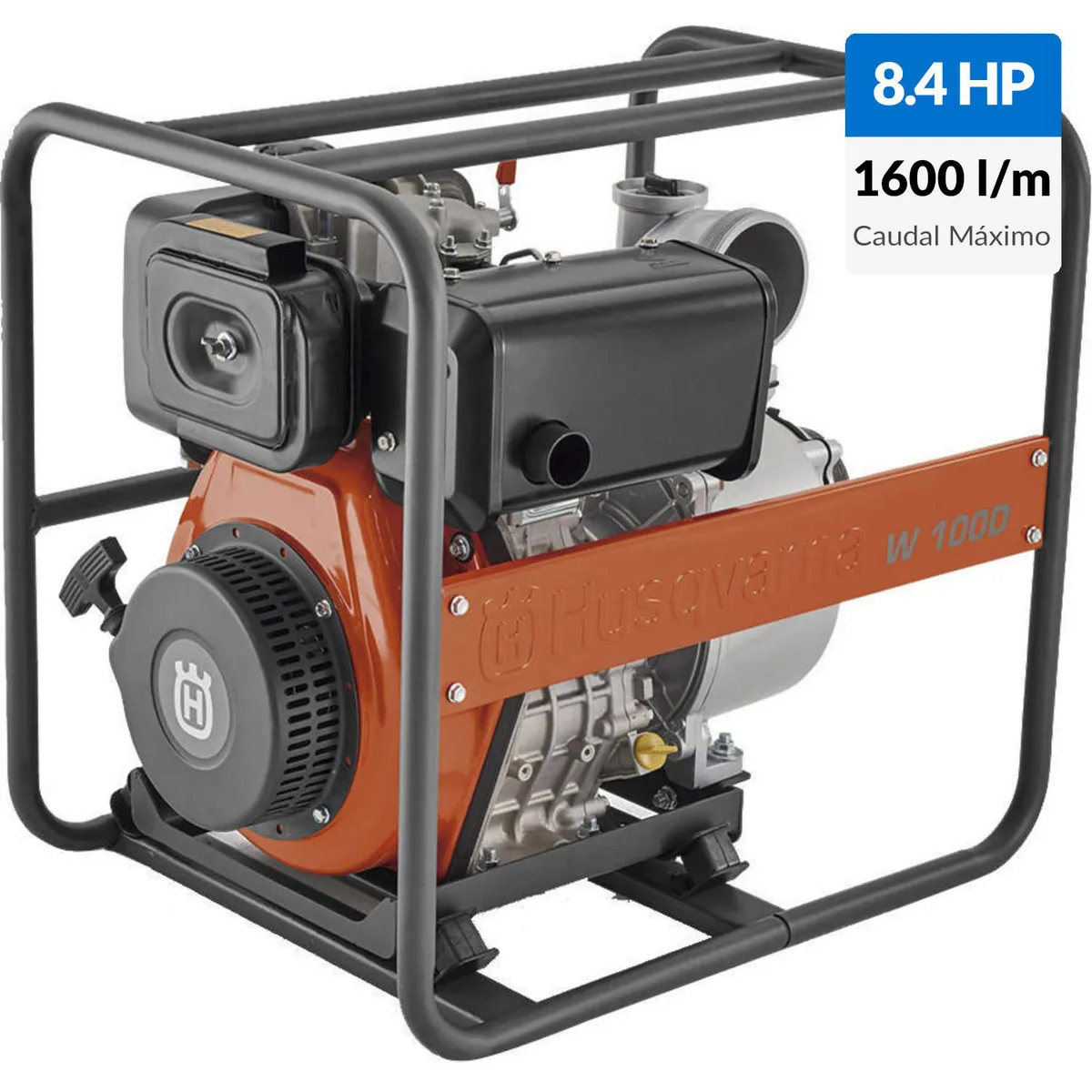 HUSQVARNA - Motobomba Husqvarna Diesel W100D 4x4