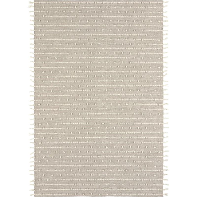JUST HOME COLLECTION - Bajada de cama echo 50x90 cm natural