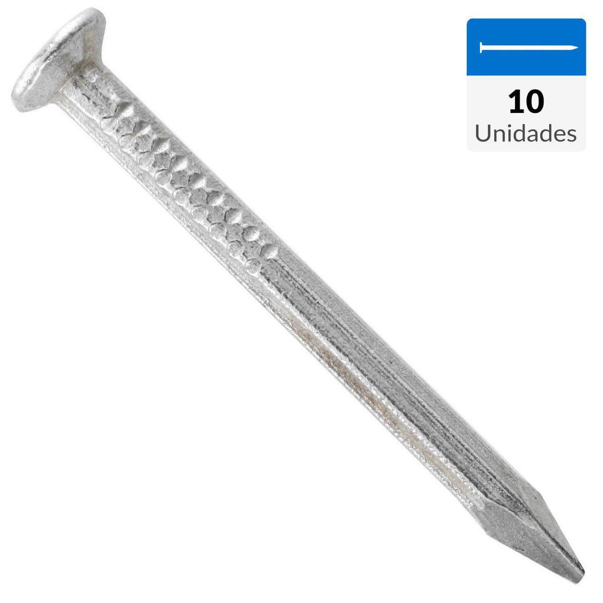 FIXSER - Clavo de estría 2,7x30 mm 10 unidades