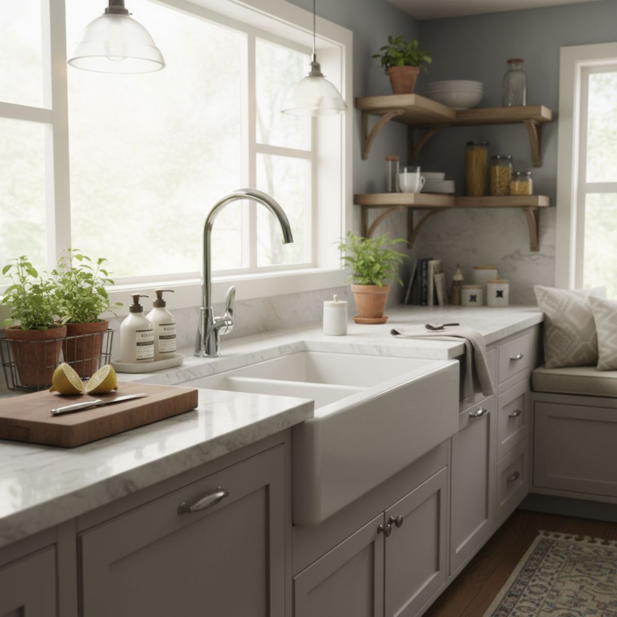 TEBISA - Monomando Lavaplatos Akei Gris