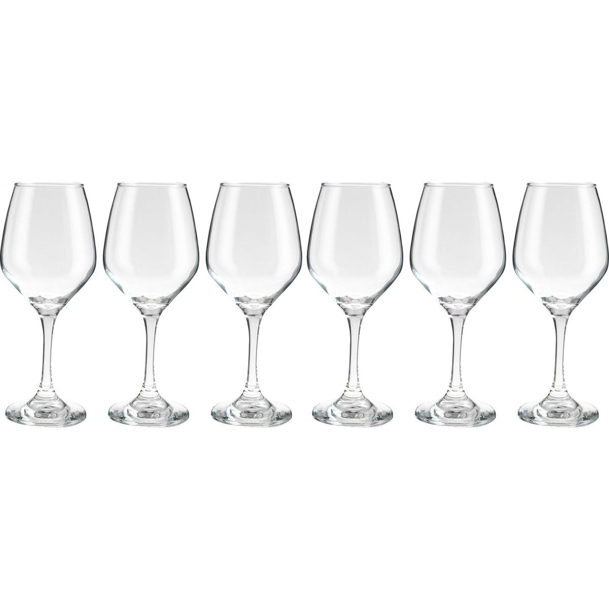 CRISTAR - Set 6 Copas de Vino tinto 408 ml Vidrio Transparente
