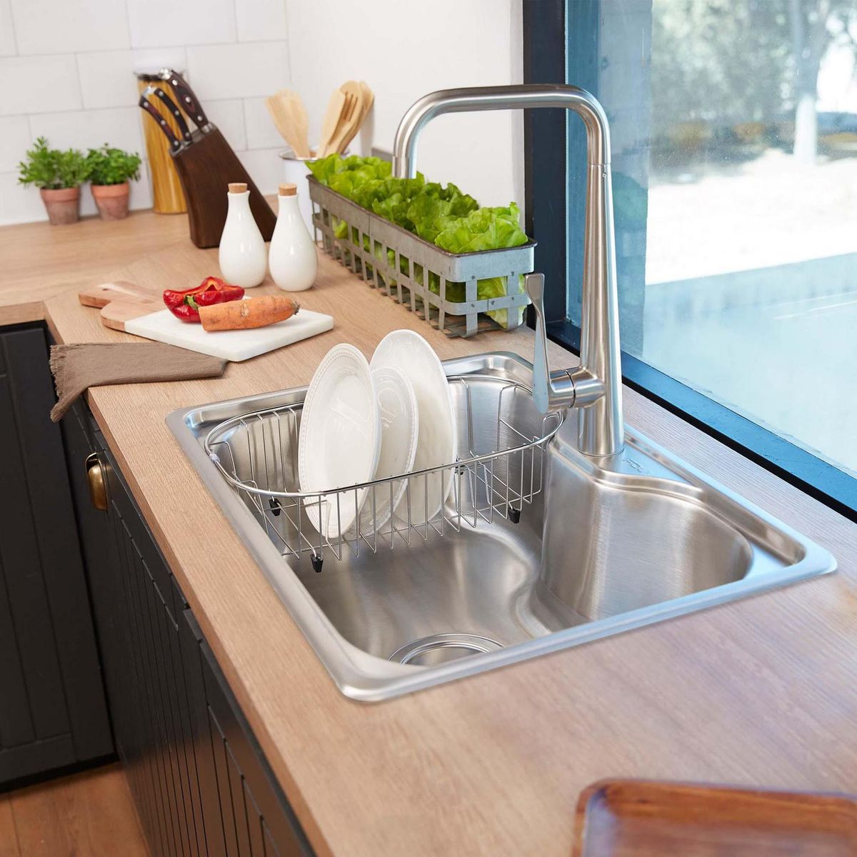 FDV - Kit small lavaplato sobreponer + monomando