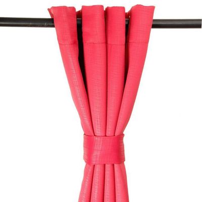 Imagen 2 del producto Set Cortinas Tela 140x225 cm Rojo