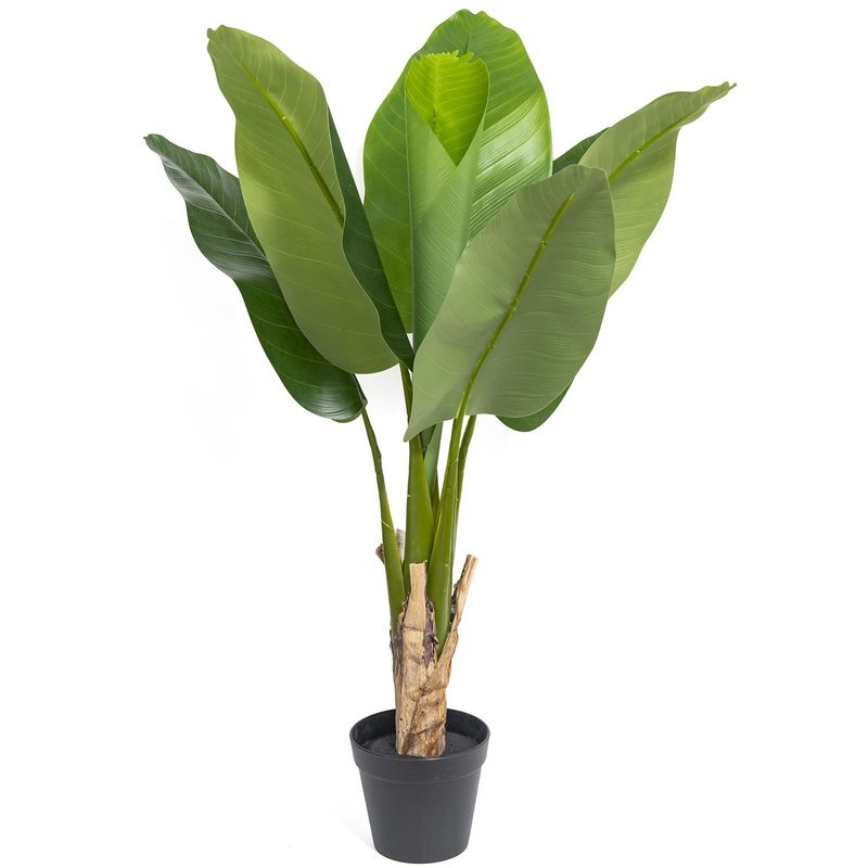 JUST HOME COLLECTION - Planta Artificial Banano 90 cm Verde