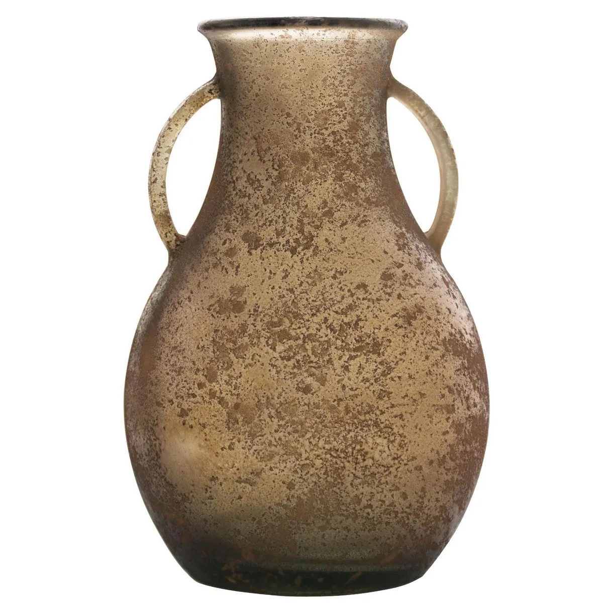 HOMY - Jarrón antic marrón 32 cm