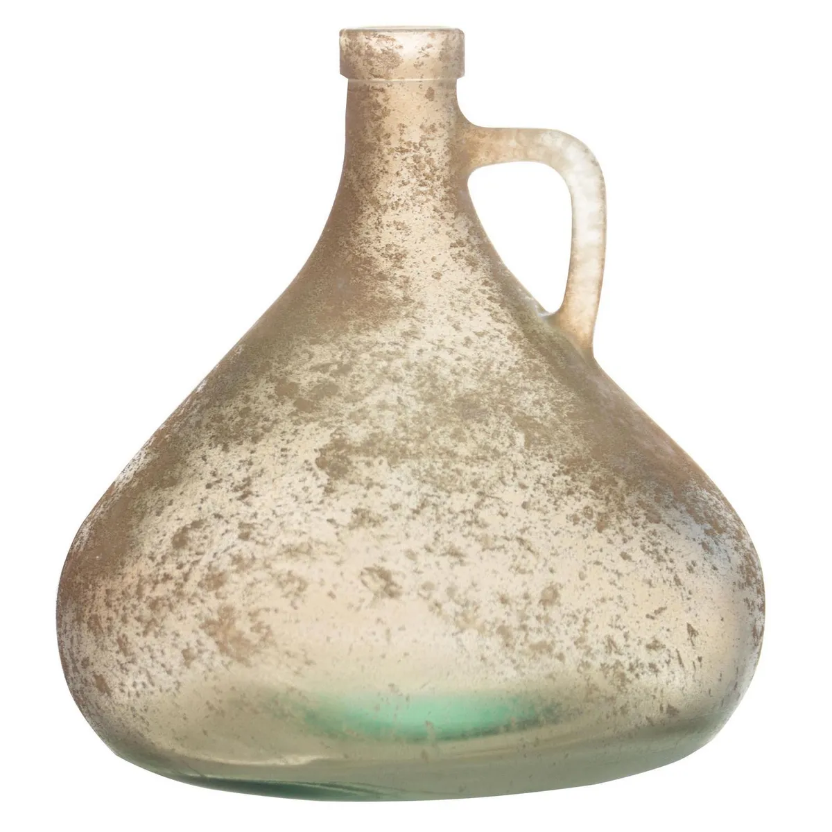 VIDRIOS SAN MIGUEL - Botella con asa antic marrón 17,5 cm