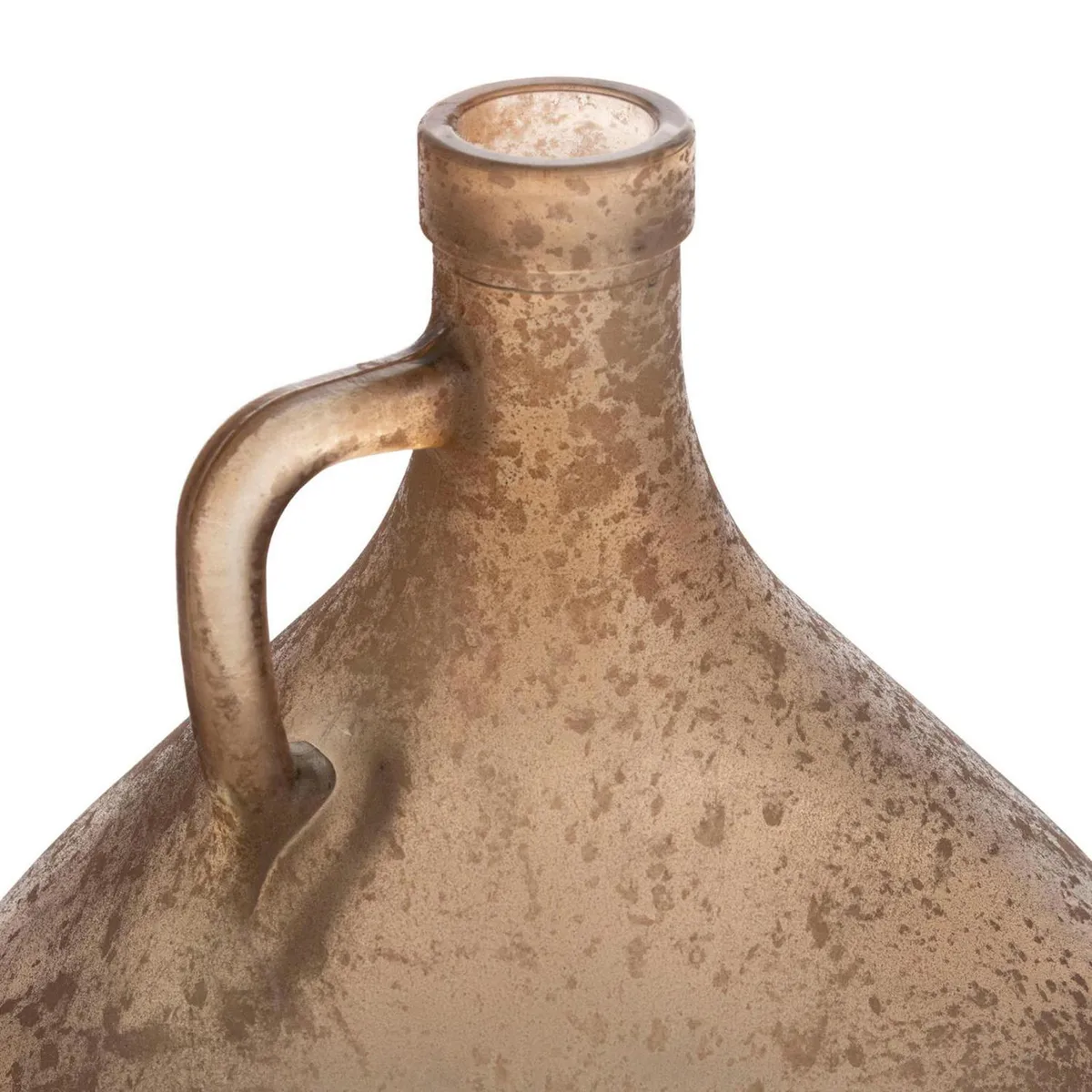 VIDRIOS SAN MIGUEL - Botella con asa antic marrón 17,5 cm