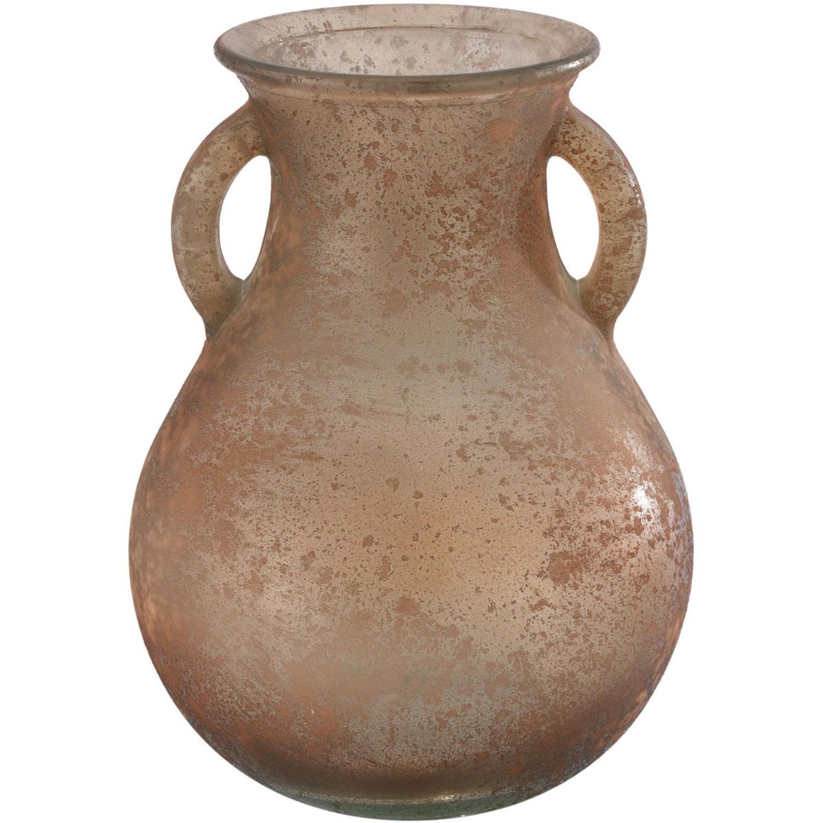 HOMY - Jarrón antic marrón 16 cm