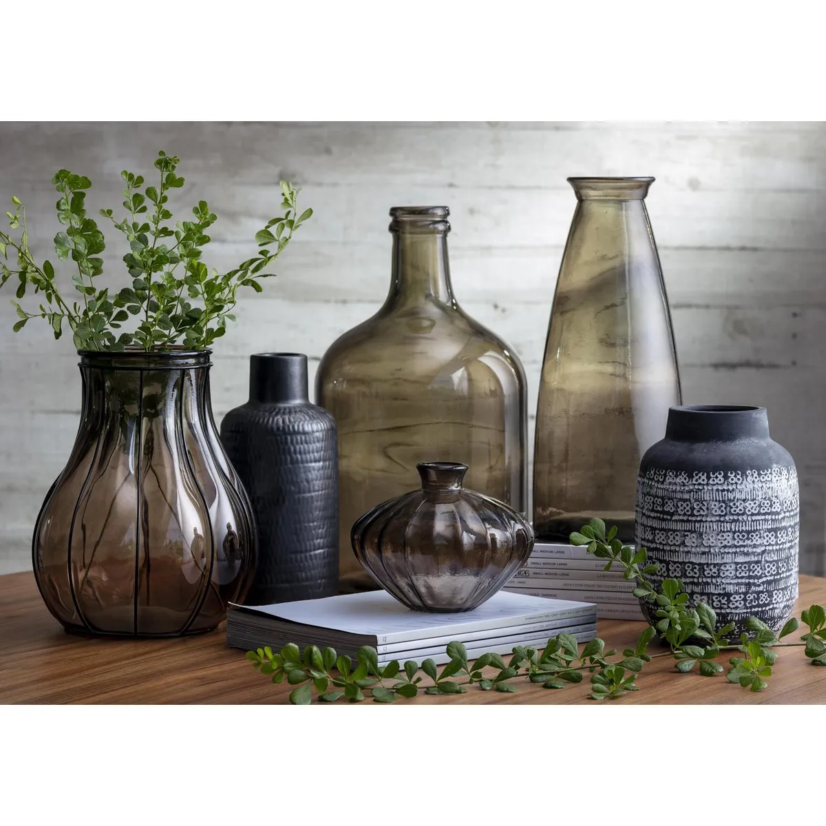 HOMY - Botella Retro humo 43 cm