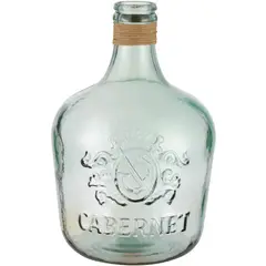 HOMY - Botella Cabernet con rafia 42 cm 12 l
