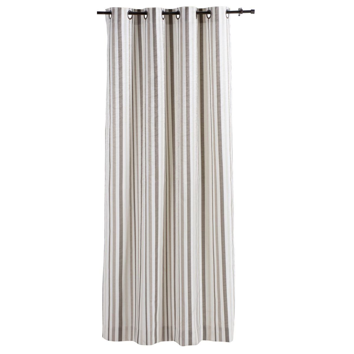 JACFELAY - Cortina tela 225x135cm Rayas beige