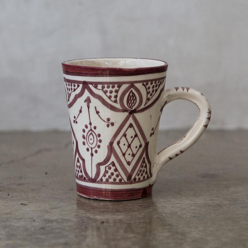 CASA GITANA - Taza Marroquí cerámica lavanda