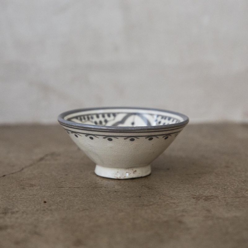 CASA GITANA - Bowl Marroquí 11 cm cerámica gris