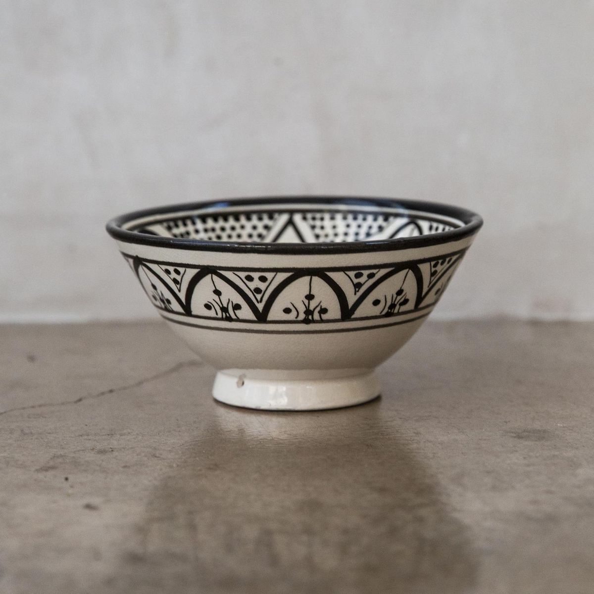 CASA GITANA - Bowl Marroquí 18 cm cerámica negro