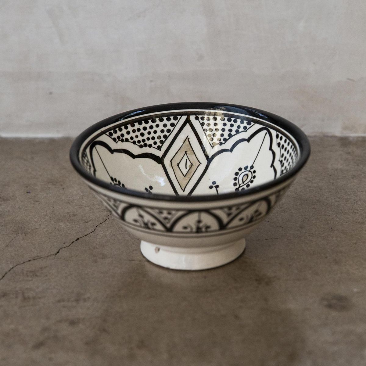 CASA GITANA - Bowl Marroquí 18 cm cerámica negro
