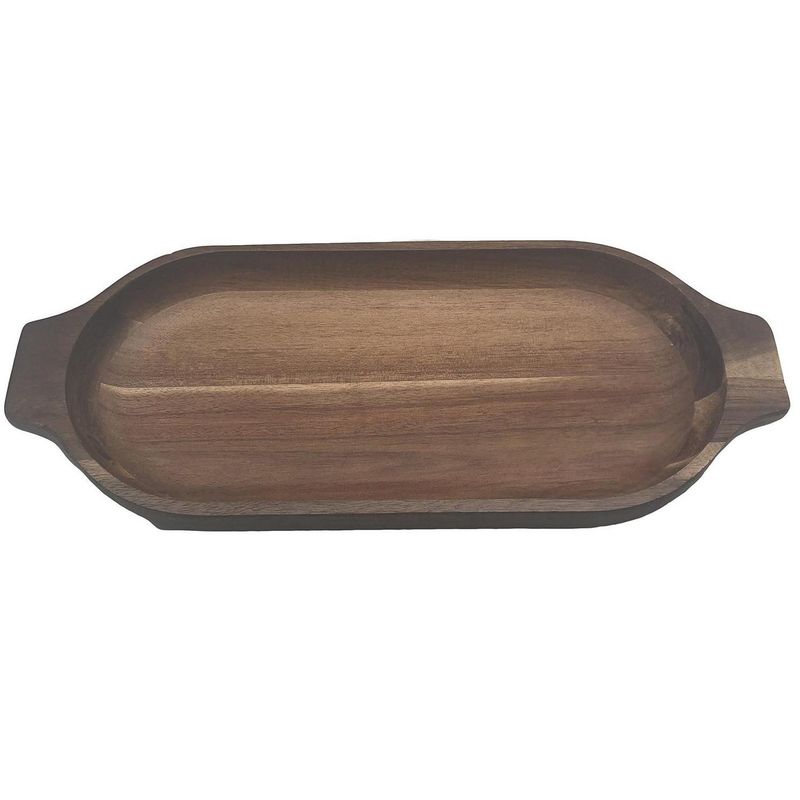 JUST HOME COLLECTION - Fuente Madera Rectangular 18.8x44.5 cm Café