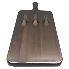 JUST HOME COLLECTION - Tabla para queso 47,5x22 cm café