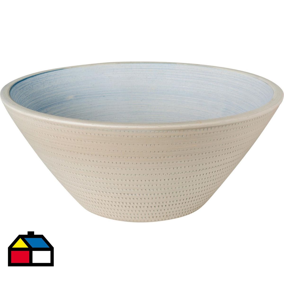 FANGO - Lavamanos Panal Forma Redonda Arcilla 35x14x41 cm Gris