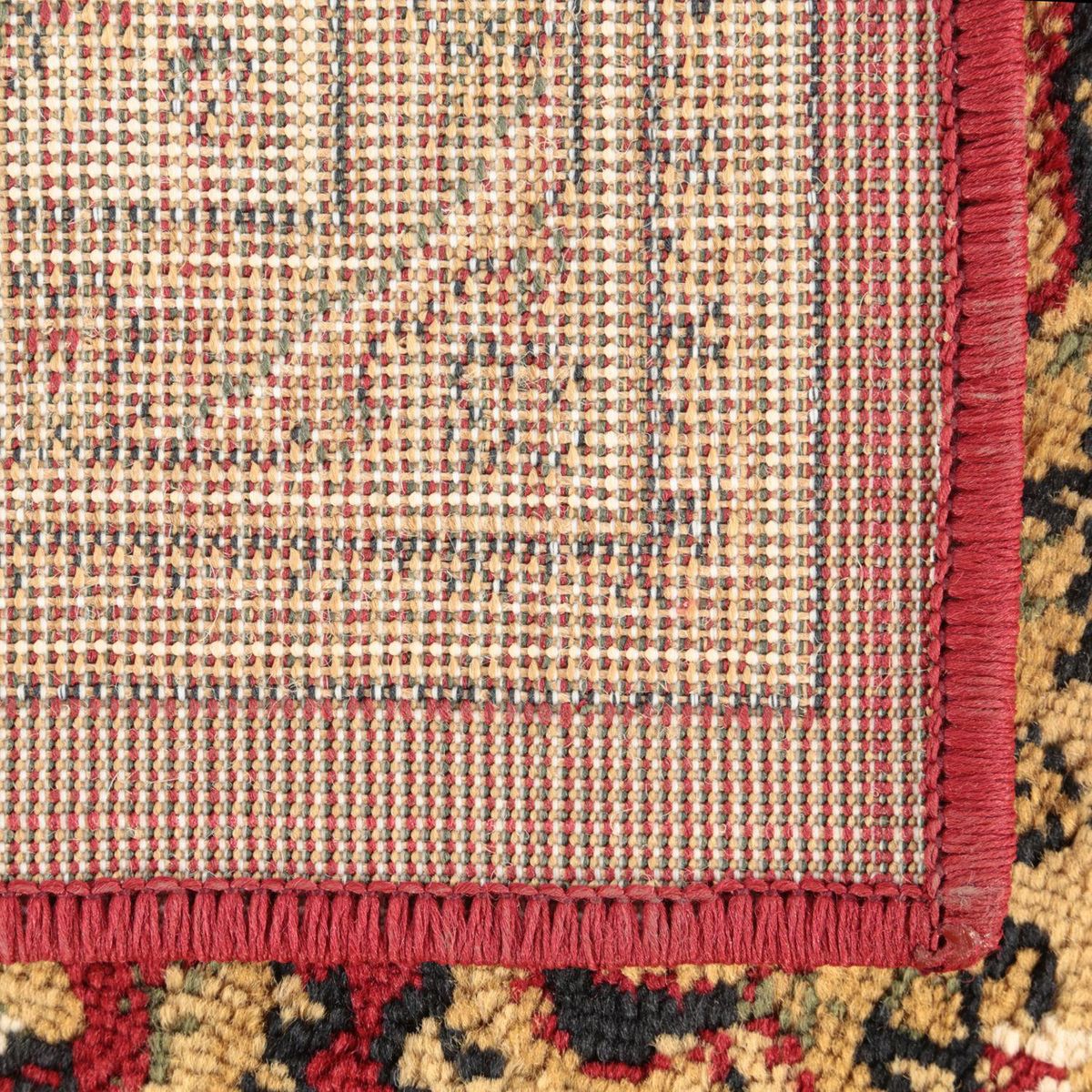 JUST HOME COLLECTION - Alfombra Carrera Clásica 133x190 cm Polipropileno Rojo