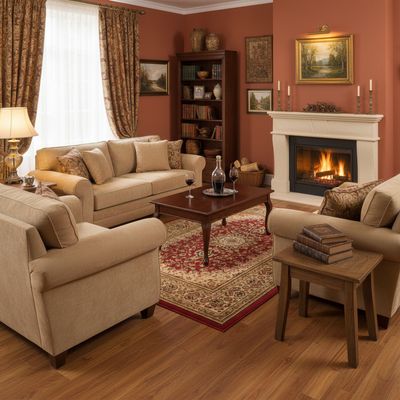 Imagen 2 del producto Alfombra Carrera Clásica 133x190 cm Polipropileno Rojo