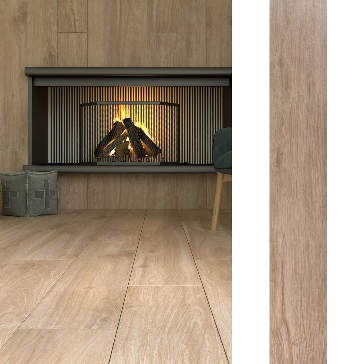 ECOCERAMIC - Porcelanato Walkyria maple 20x120 cm 1,68 m2
