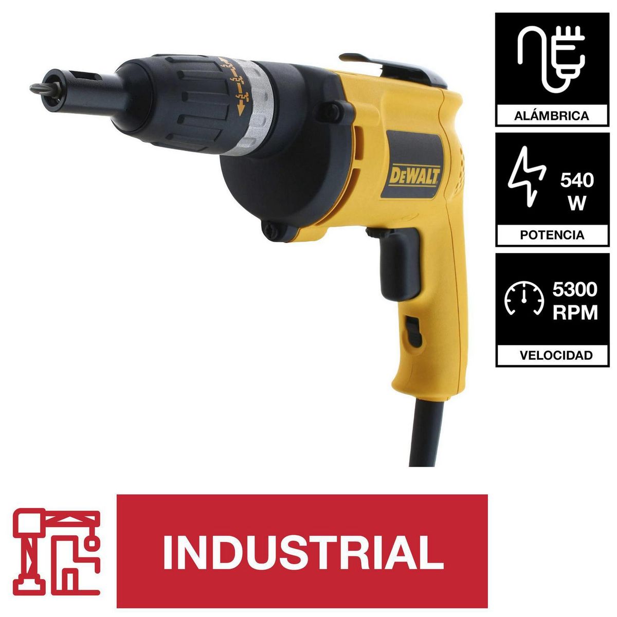 DEWALT - Atornillador eléctrico 540W