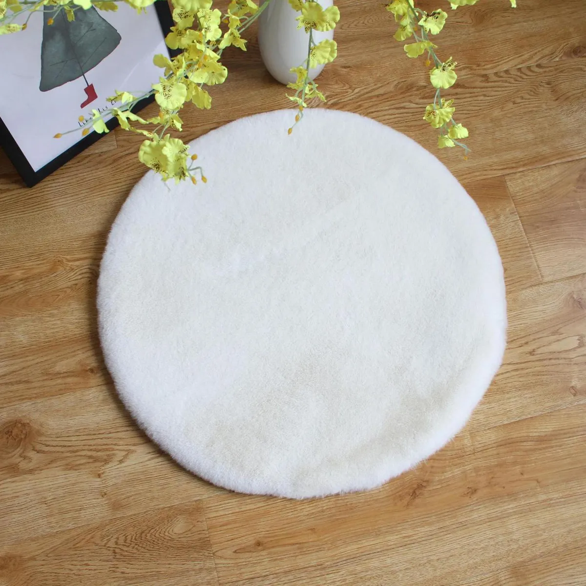 JUST HOME COLLECTION - Bajada de Cama Redonda Rabbit