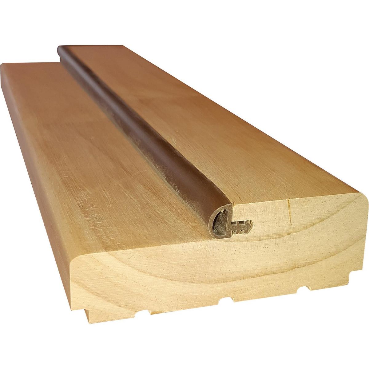 HOLZTEK - Juego marco puerta pino con burlete 30 mm x 90 mm x 5,4 m