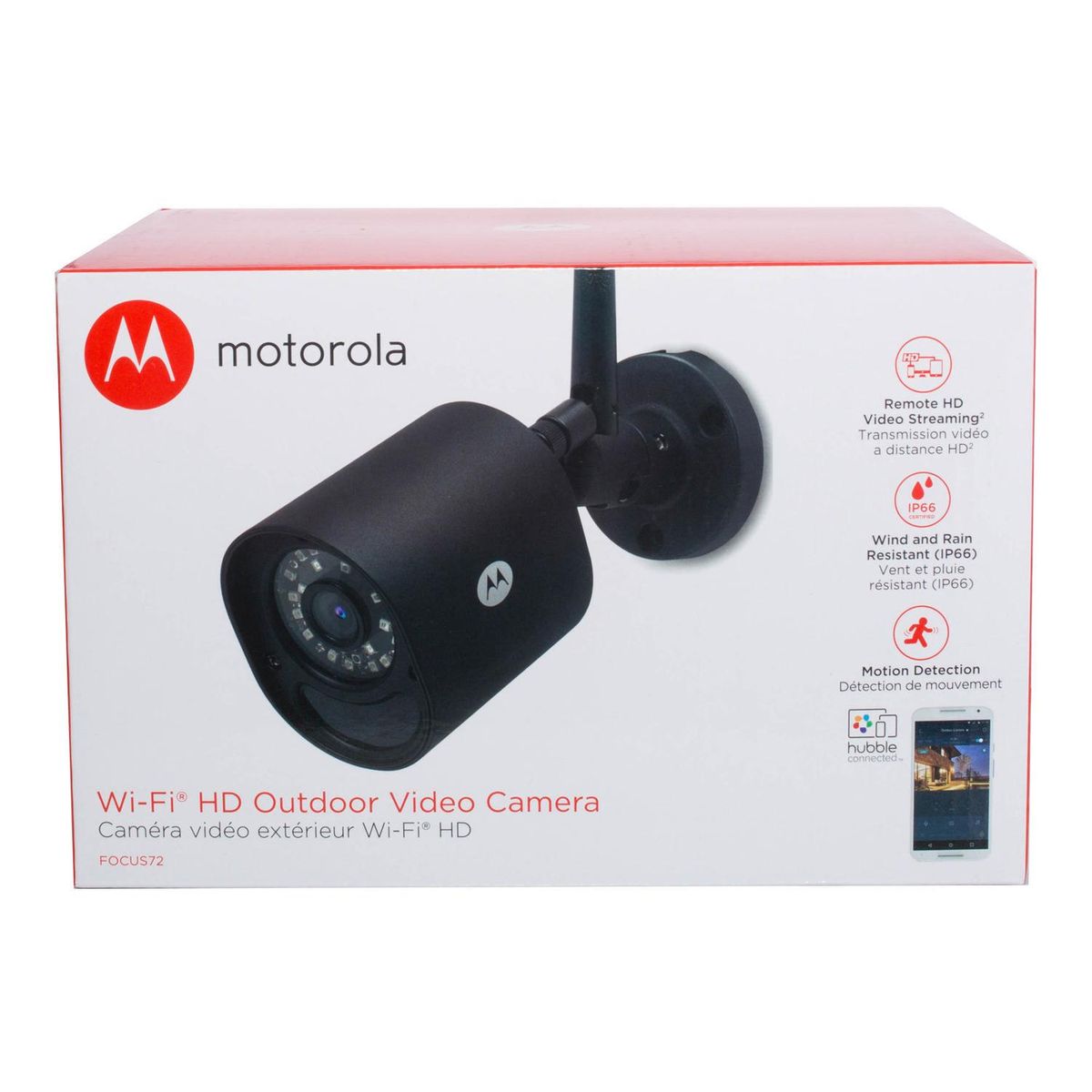 MOTOROLA - Cámara exterior wifi HD fija