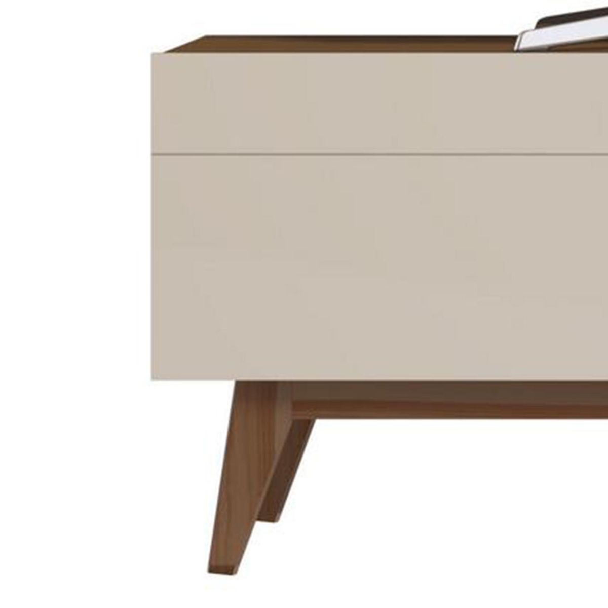 ALTAVISION - Rack 60 " Classic Blanco/Café 40x52x146 cm