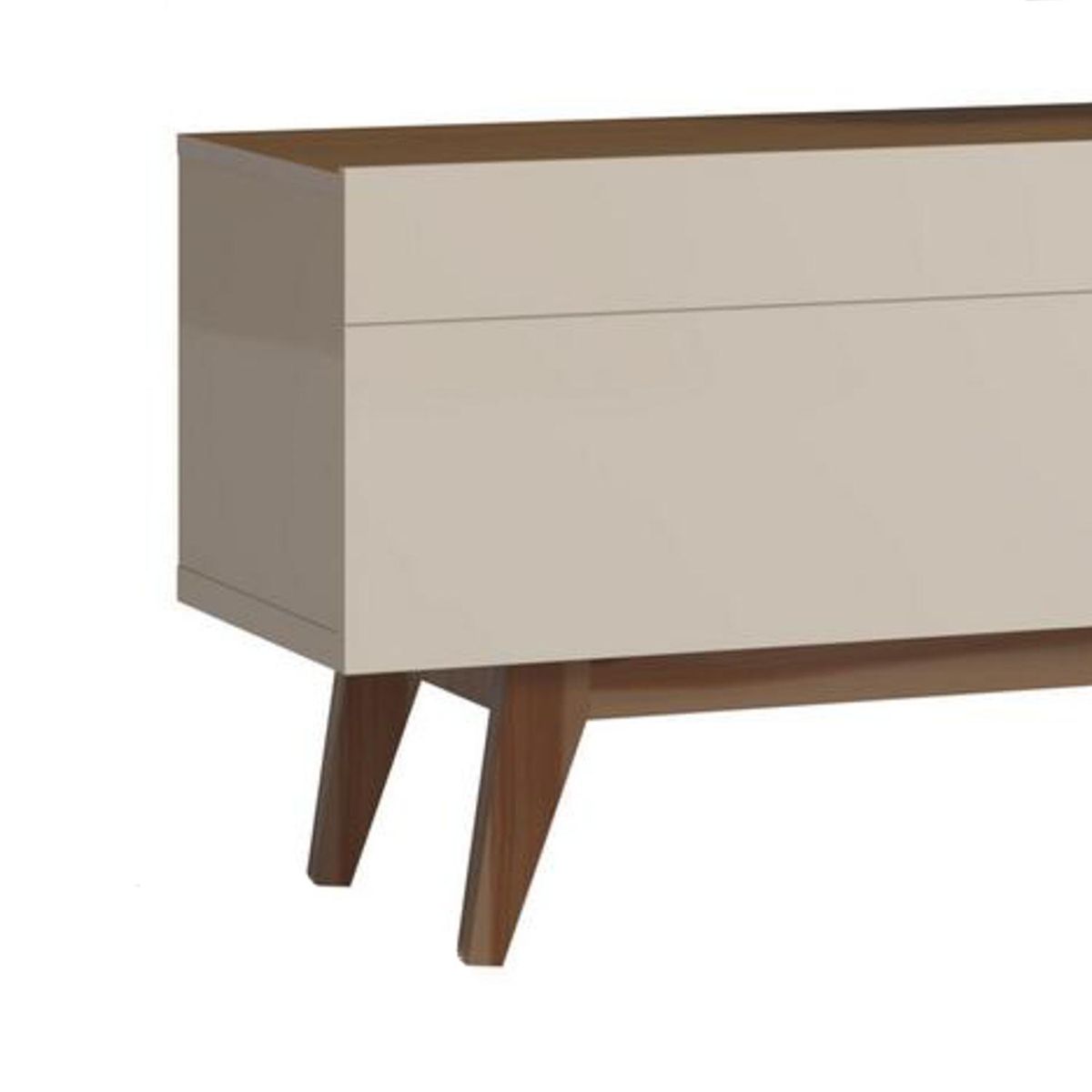 ALTAVISION - Rack 60 " Classic Blanco/Café 40x52x218 cm