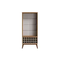 ALTAVISION - Vitrina classic 166 cm Café/ Blanco