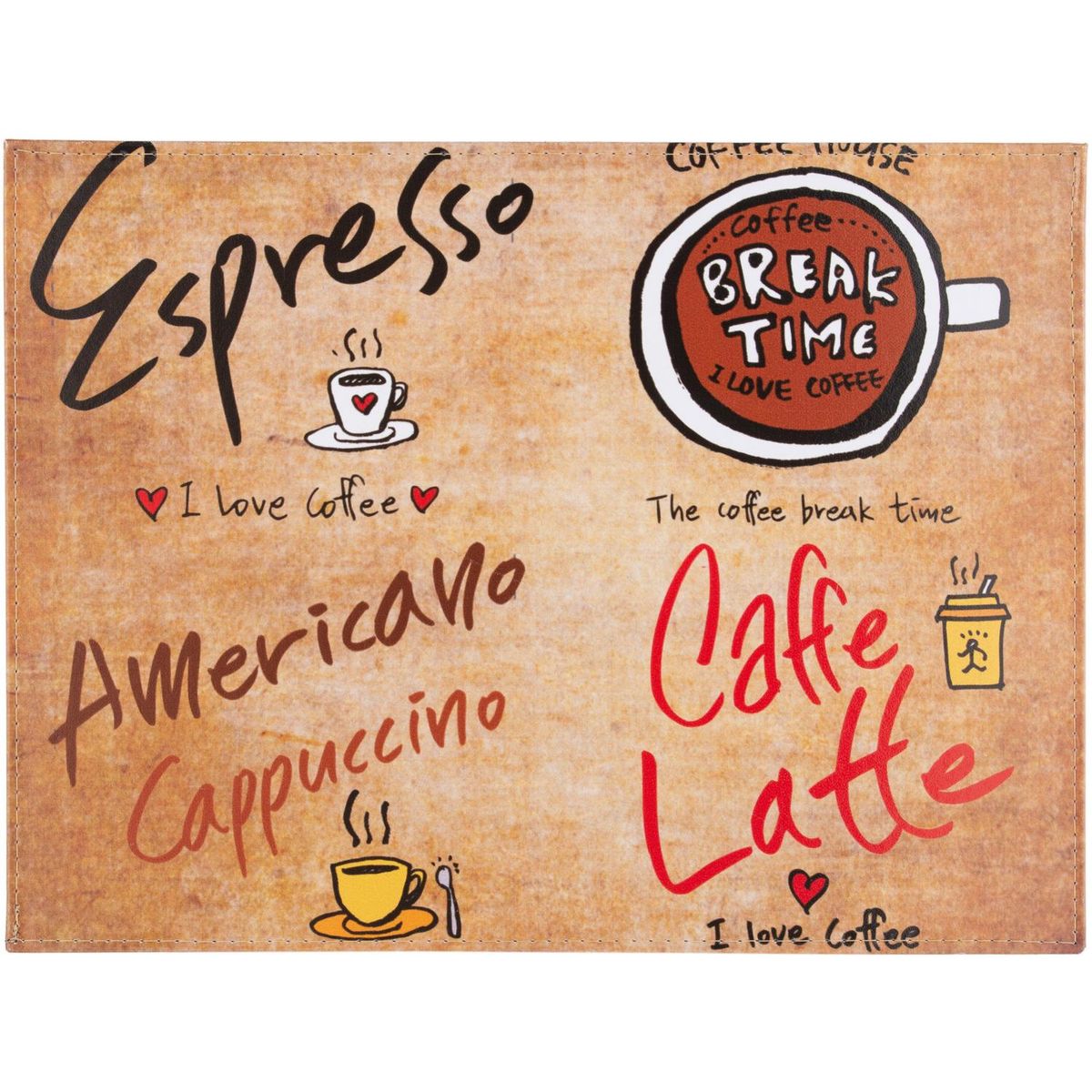 JUST HOME COLLECTION - Individual 32x42 cm ecocuero