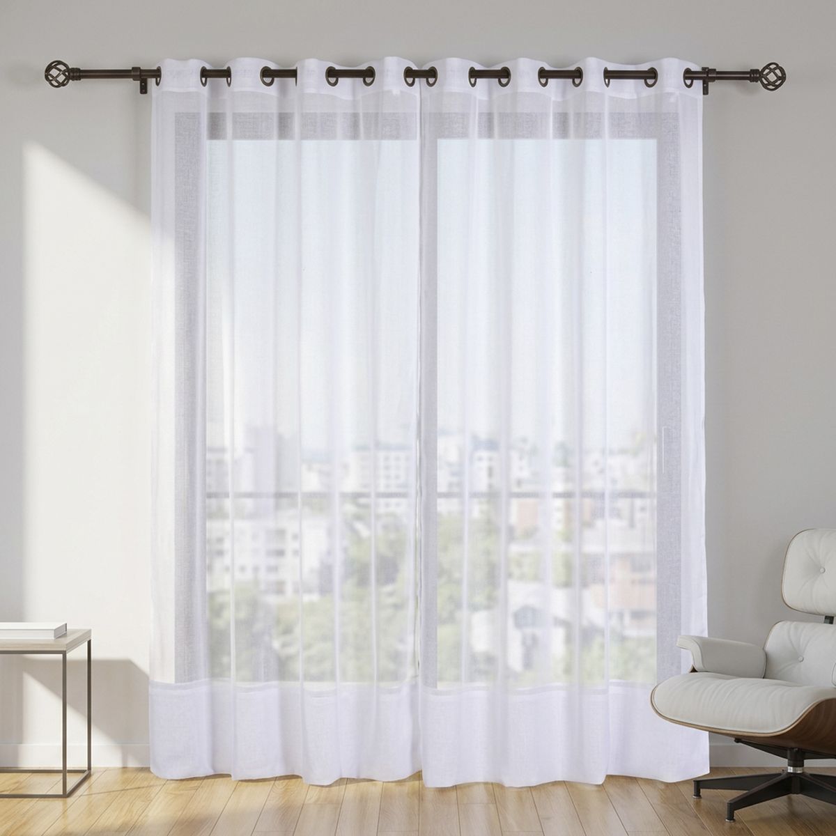JOVIAL - Set de velos 140x230cm blanco