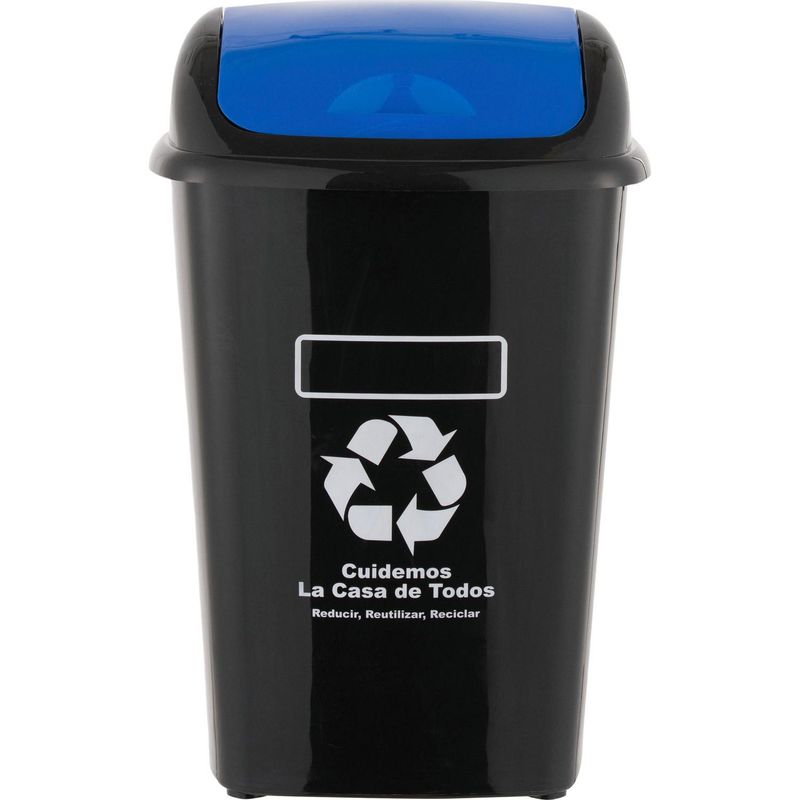 SOGA - Basurero 30 Litros Plástico Negro