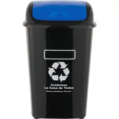 SOGA - Basurero 30 Litros Plástico Negro