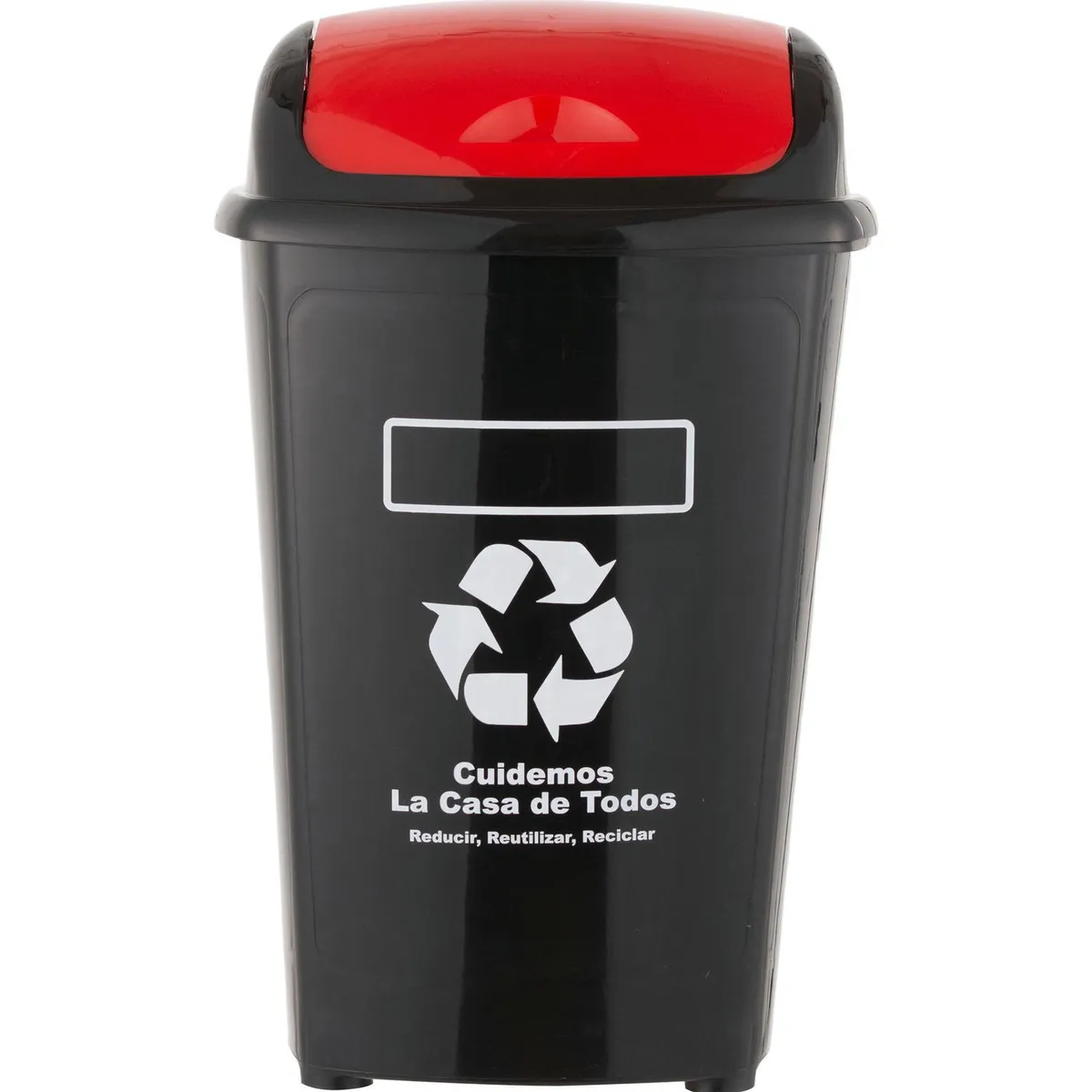 SOGA - Basurero 60 Litros Plástico Negro