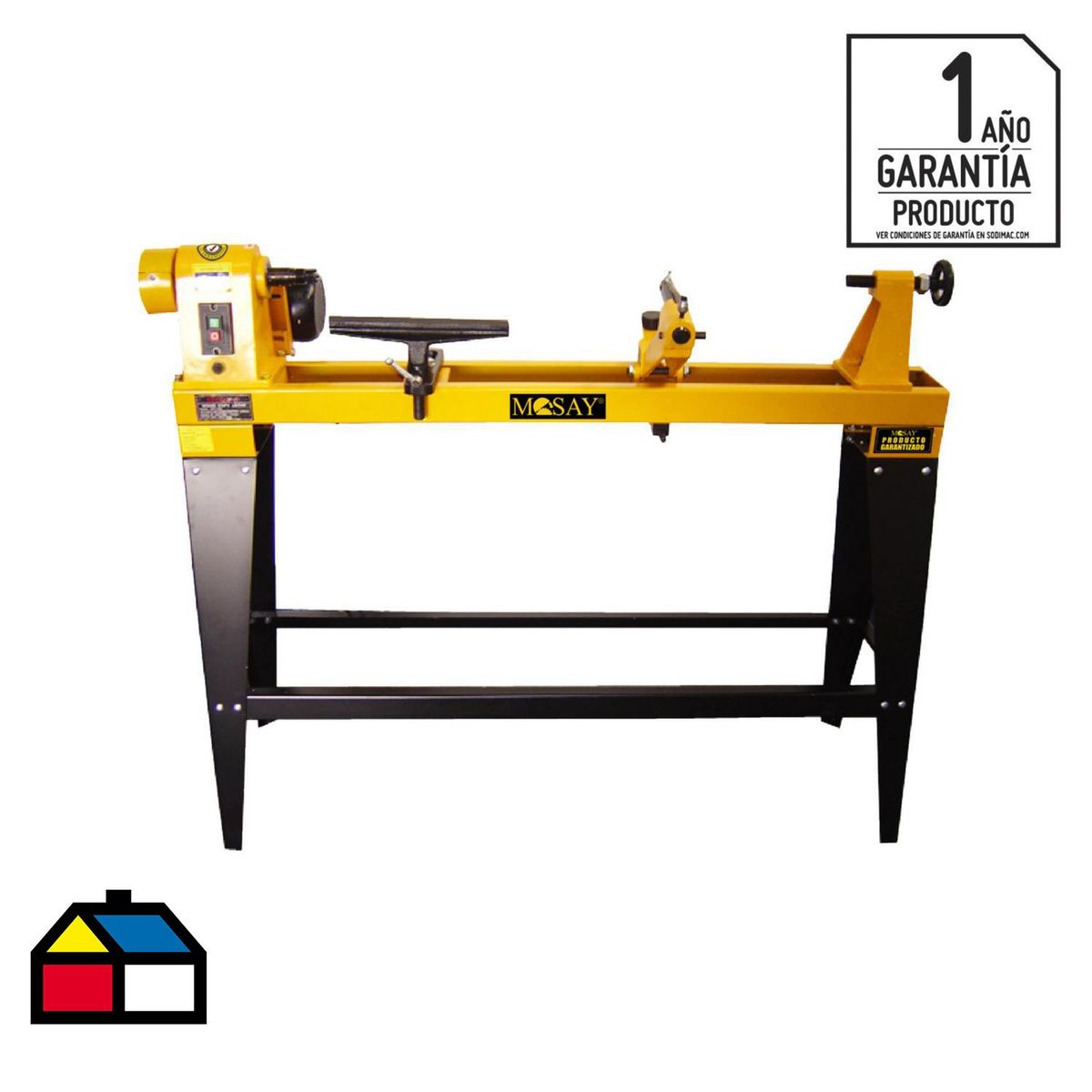 MOSAY - Torno De Madera Eléctrico Con Copiador 560W