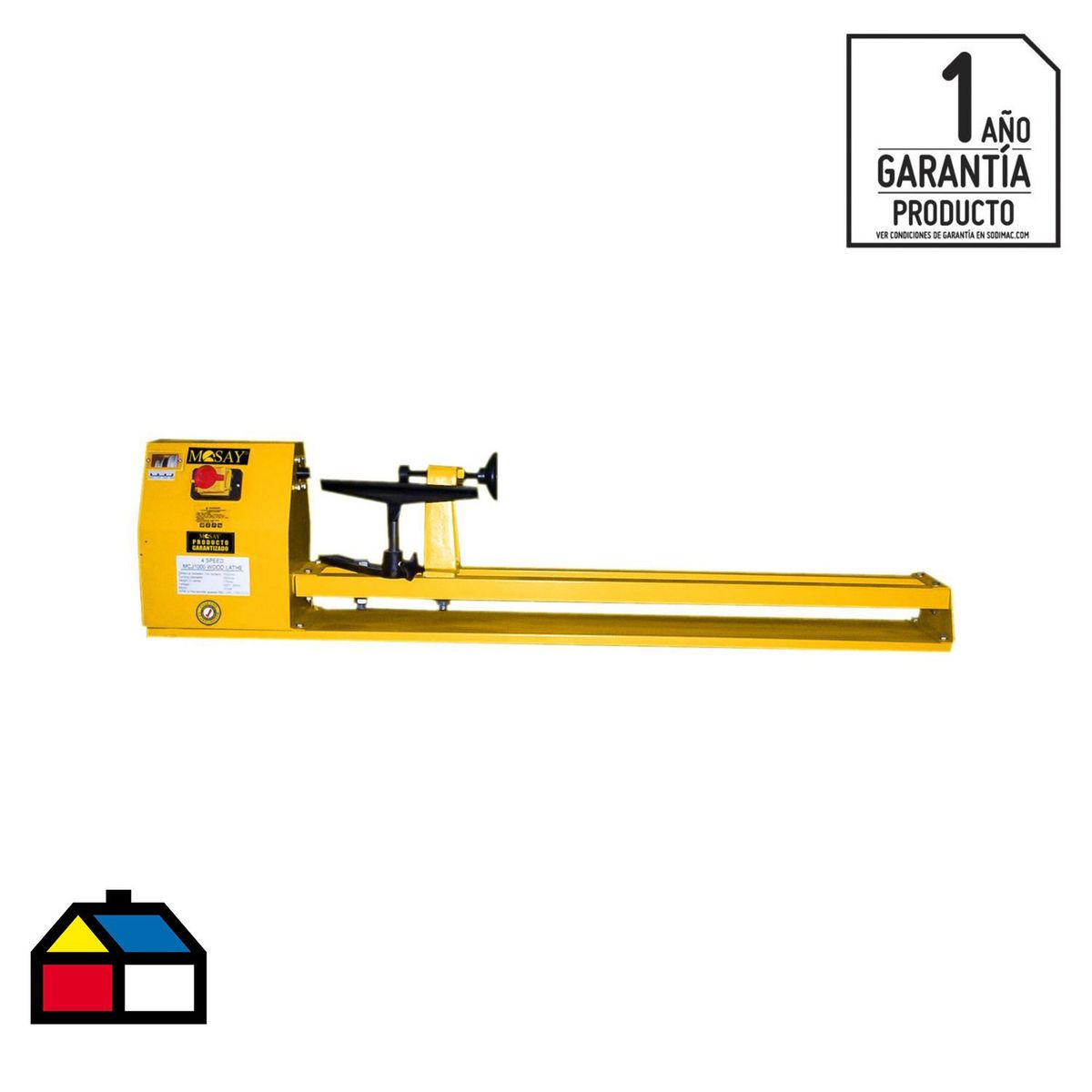 MOSAY - Torno de madera eléctrico sobremesa 370W