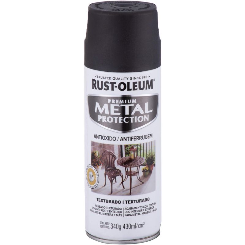 RUST OLEUM - Aerosol MP texturado negro 340 gramos