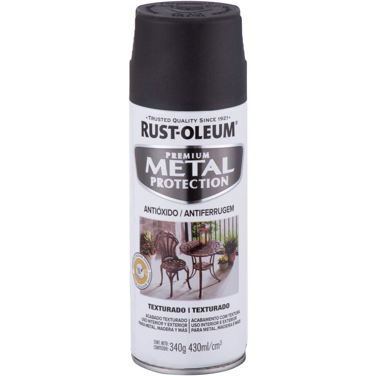 RUST OLEUM - Aerosol Spray 0.43 l Mate Negro