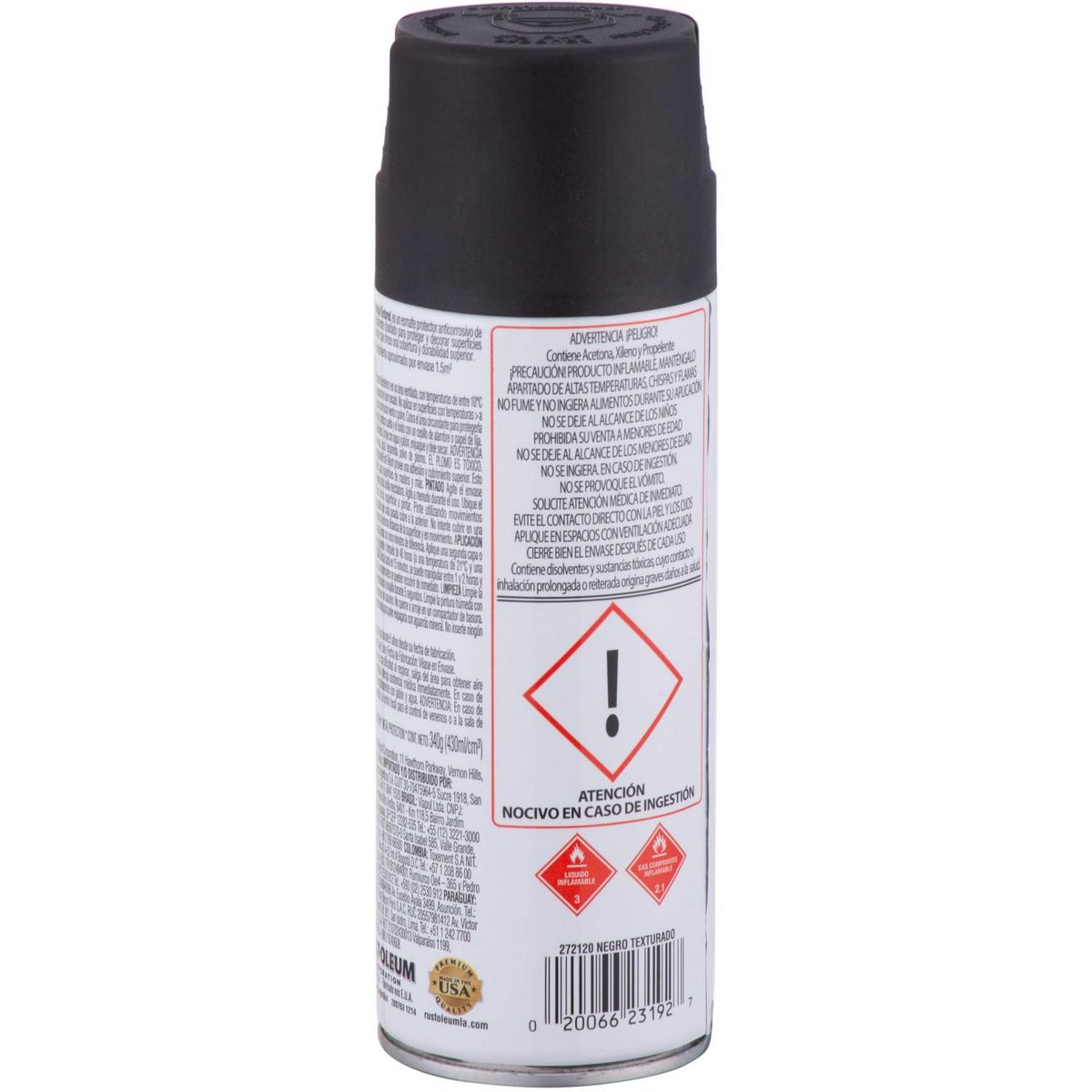 RUST OLEUM - Aerosol Spray 0.43 l Mate Negro