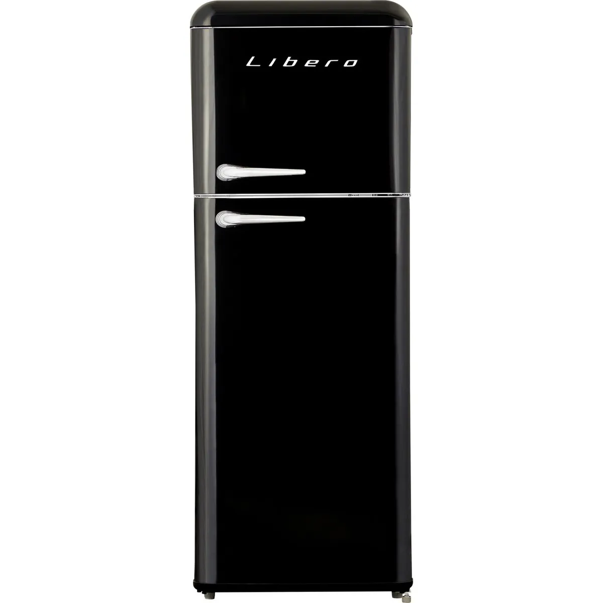 LIBERO - Refrigerador Top Freezer Frío Directo 203 Litros Negro LRT-210DFNR