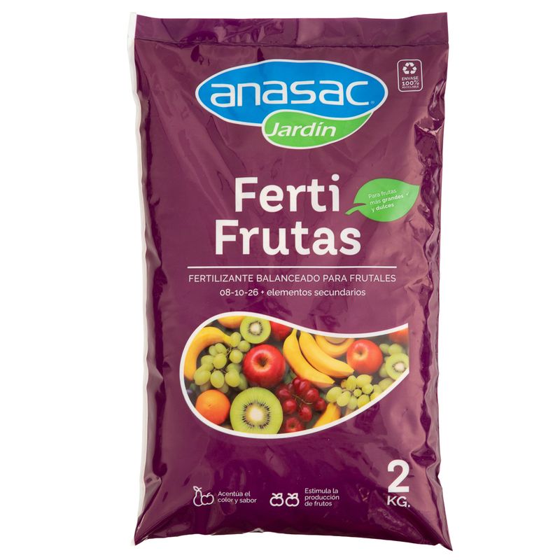 ANASAC - Fertilizante para frutales Fertifrutas 2 kg bolsa