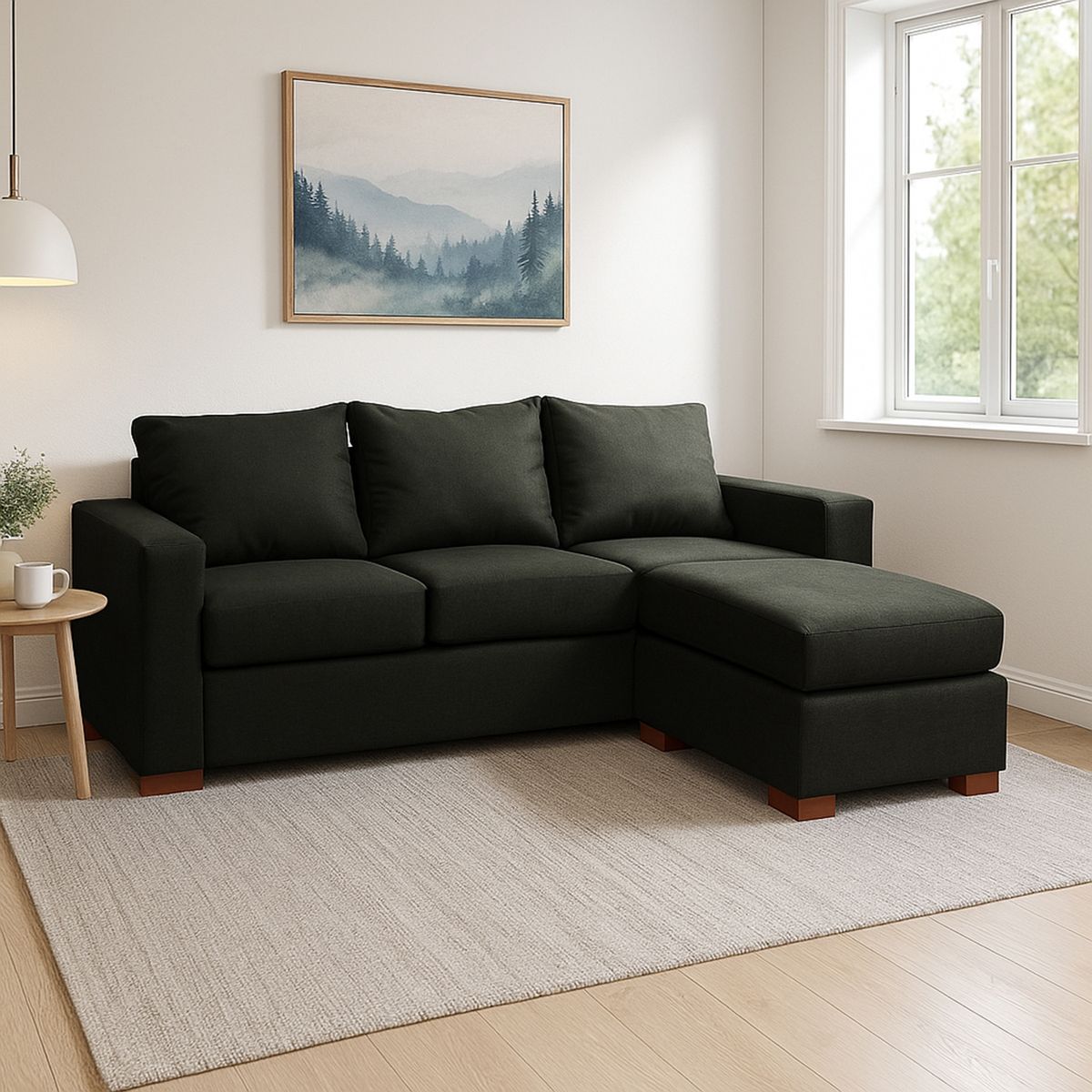 DKORA - Sofá seccional lima 188x136x77 cm