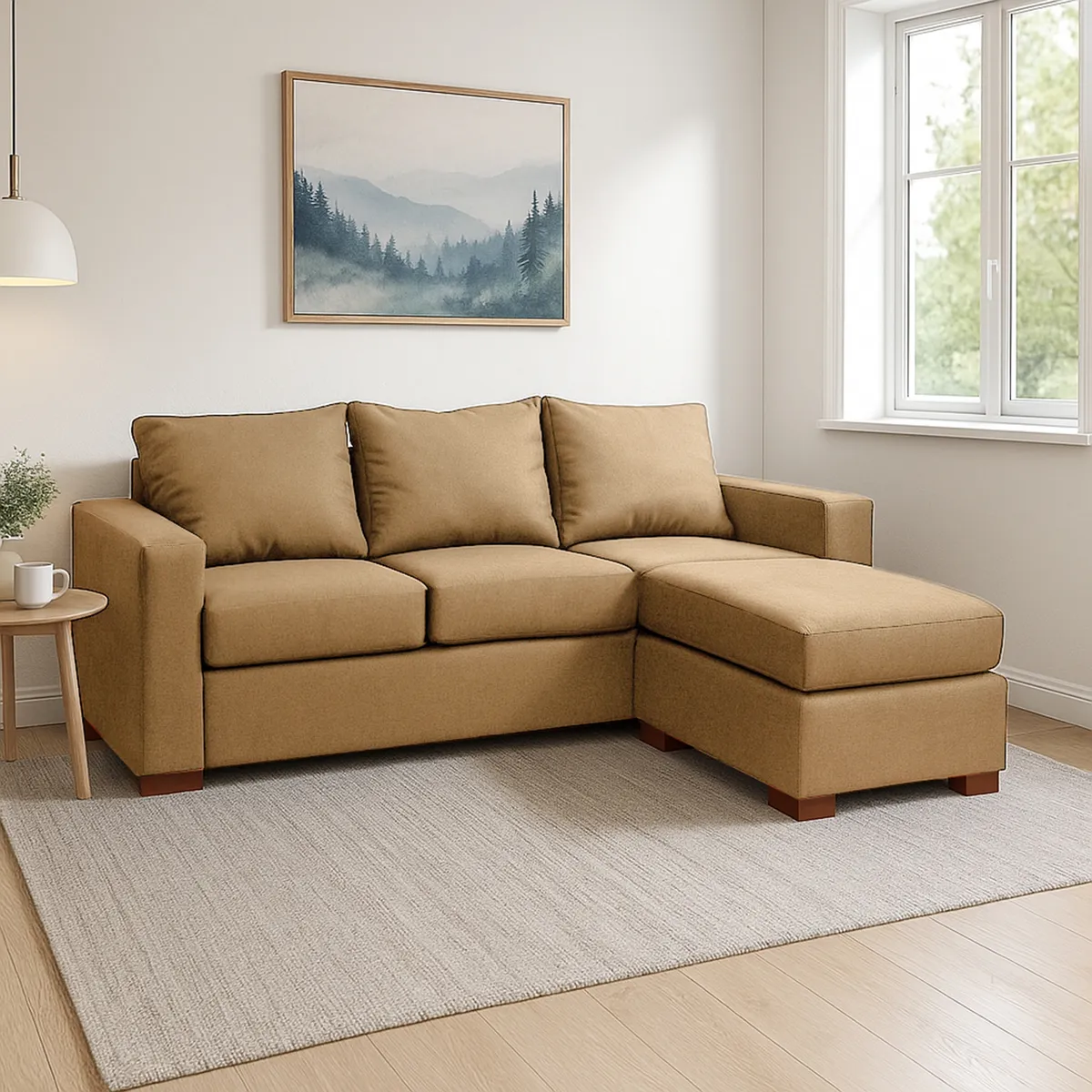 DKORA - Sofá seccional lima 188x136x77 cm